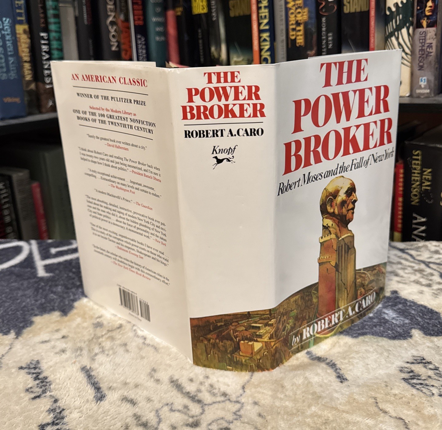 The Power Broker – Robert A Caro (Hardcover) Later Printing, VG, MAILS FAST