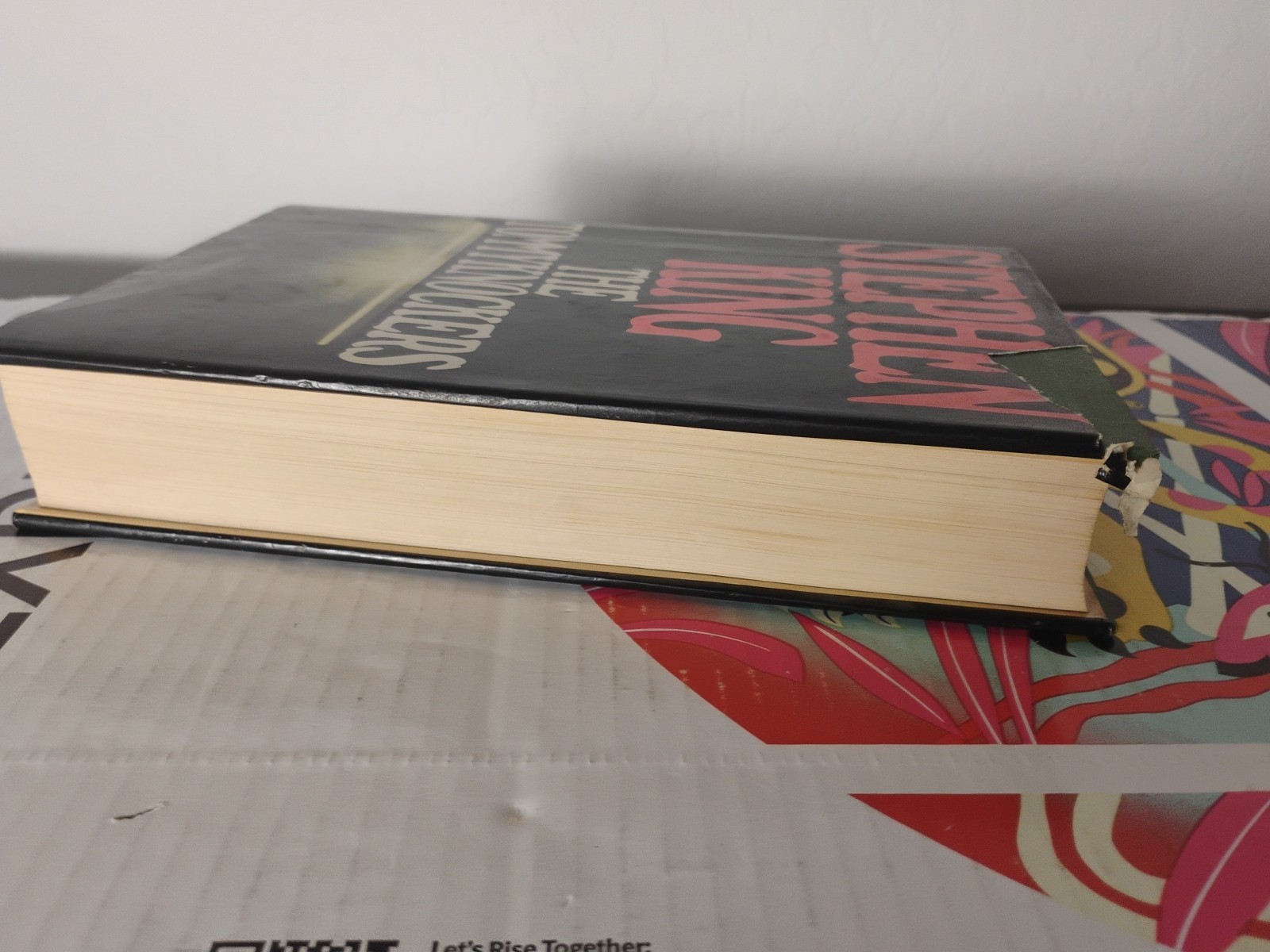Stephen King The Tommyknockers 1987 Hard Cover Dust Jacket Damage