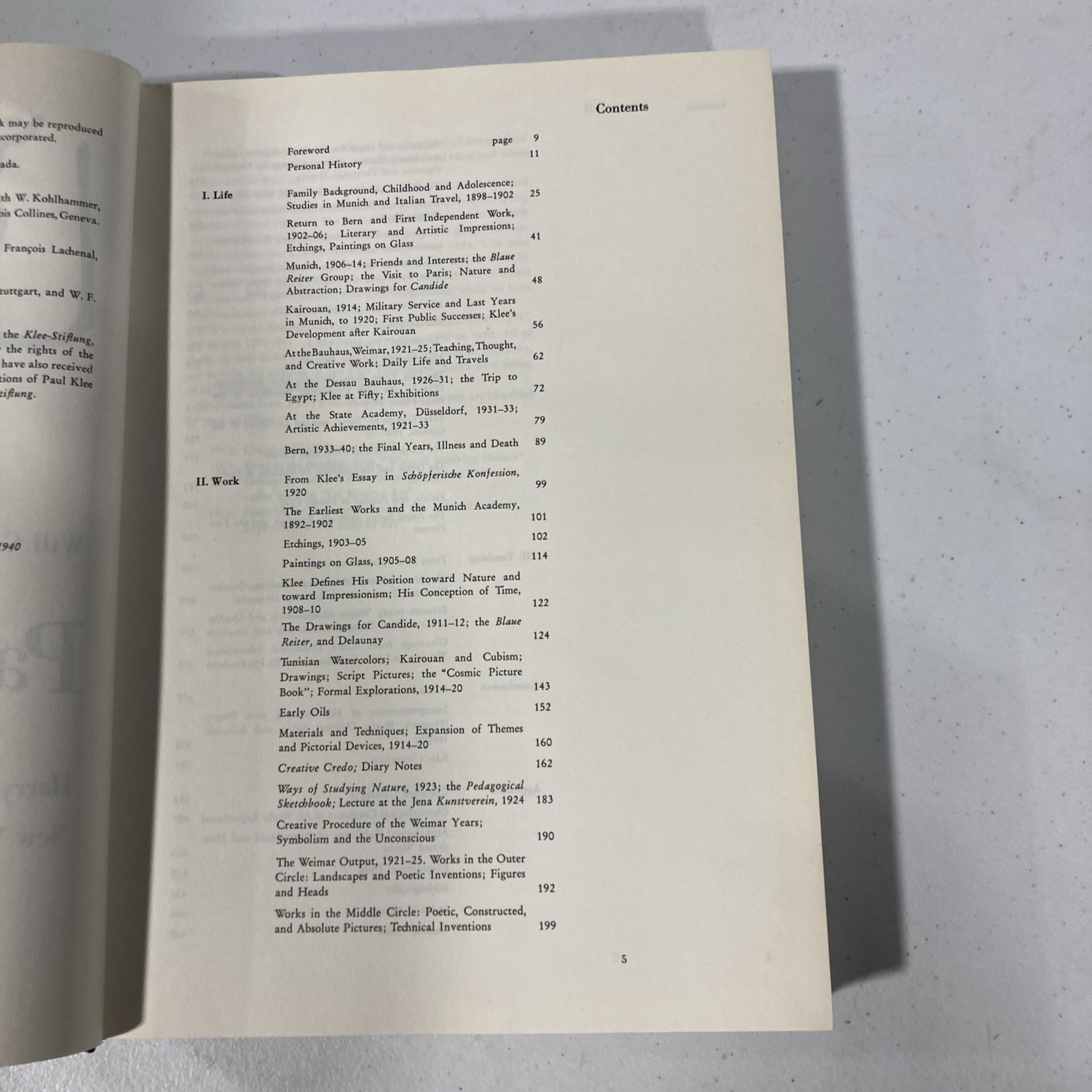 Paul Klee by Will Grohmann (Hardcover + Dust Jacket) Color Pictorial Abrams