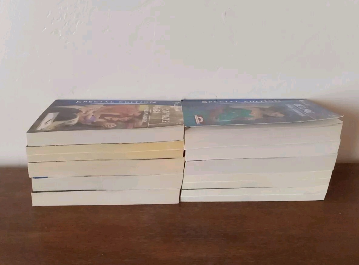 Silhouette Special Edition Paperbacks Lot of 10 “Family Edition” Various Authors