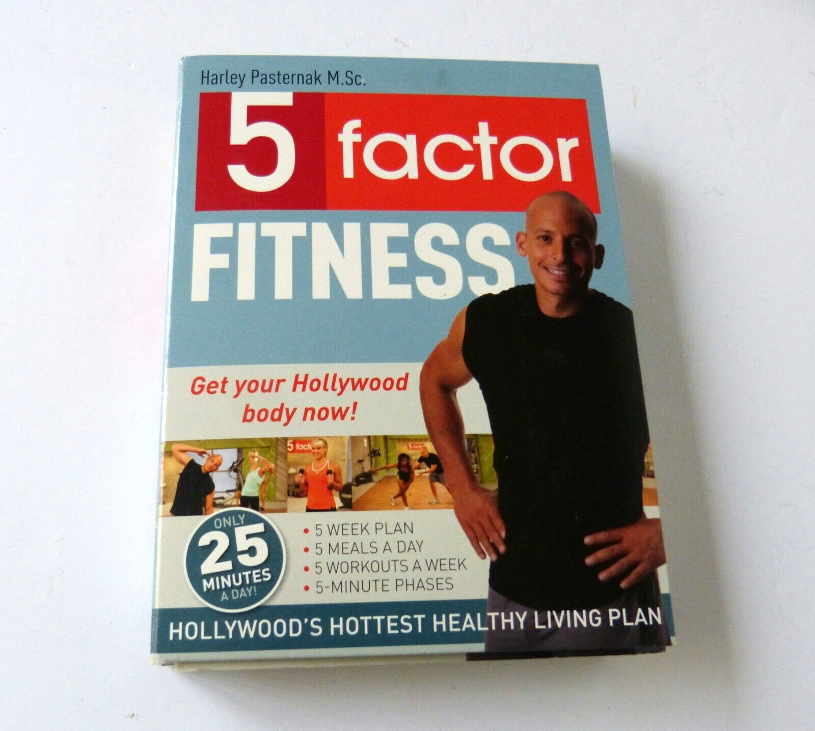 5 Factor Fitness Healthy Living Plan CDs & Book Harley Pasternak M.Sc