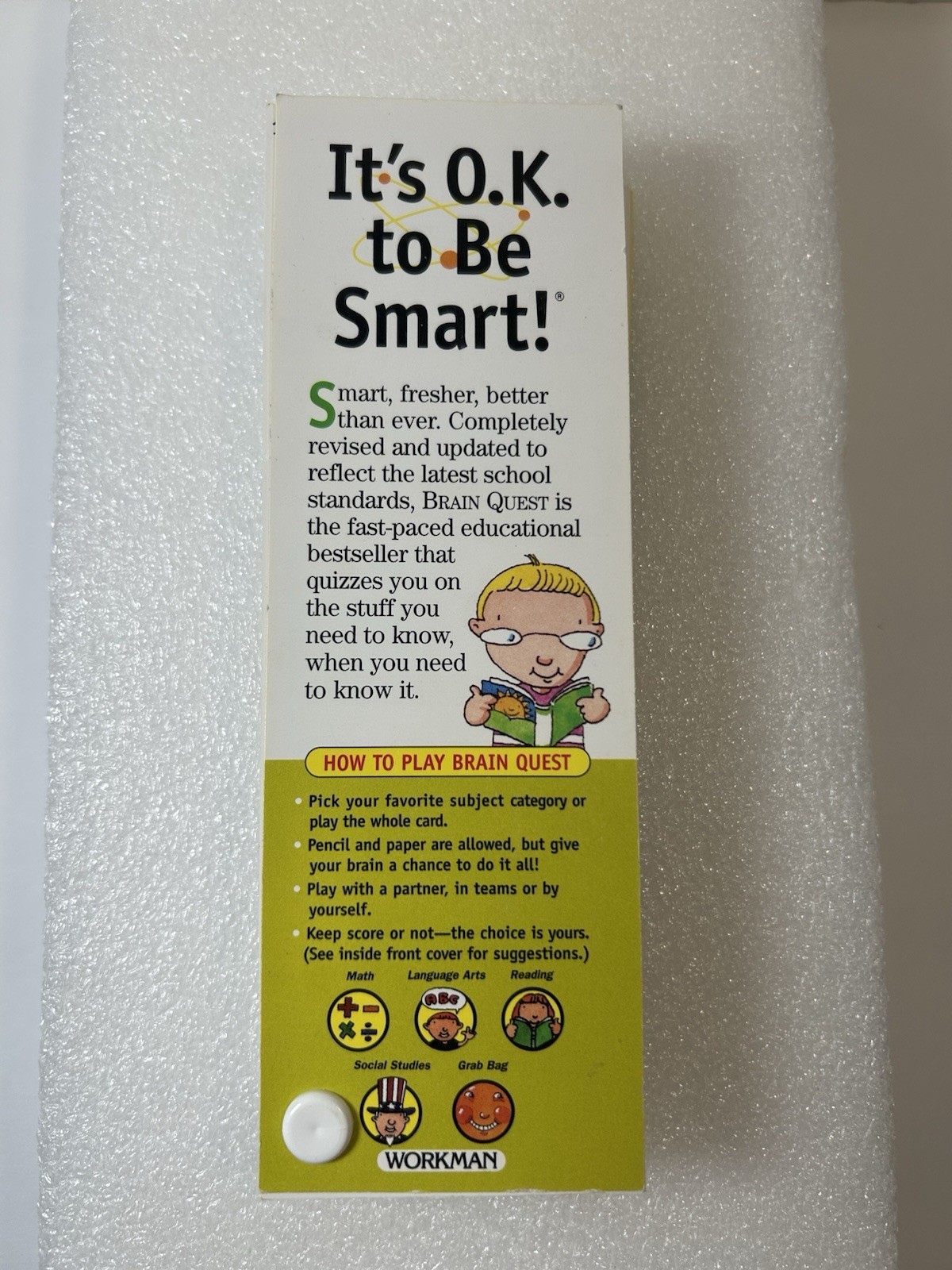 Brain Quest 1st Grade Reading Q&A Cards : 750 Questions and Answers Game