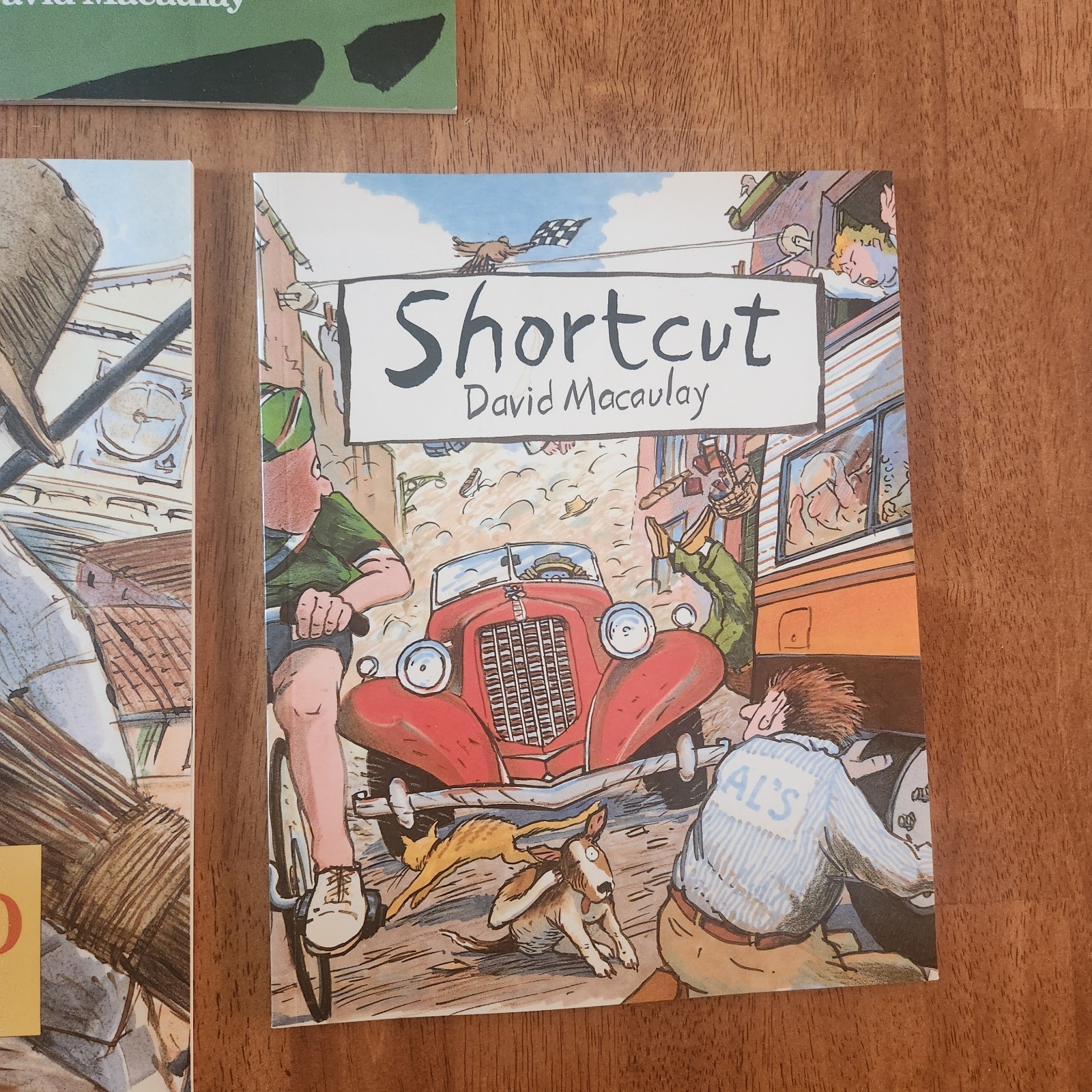 David Macaulay Lot of 3 Angelo – Shortcut – Black and White – Like NEW