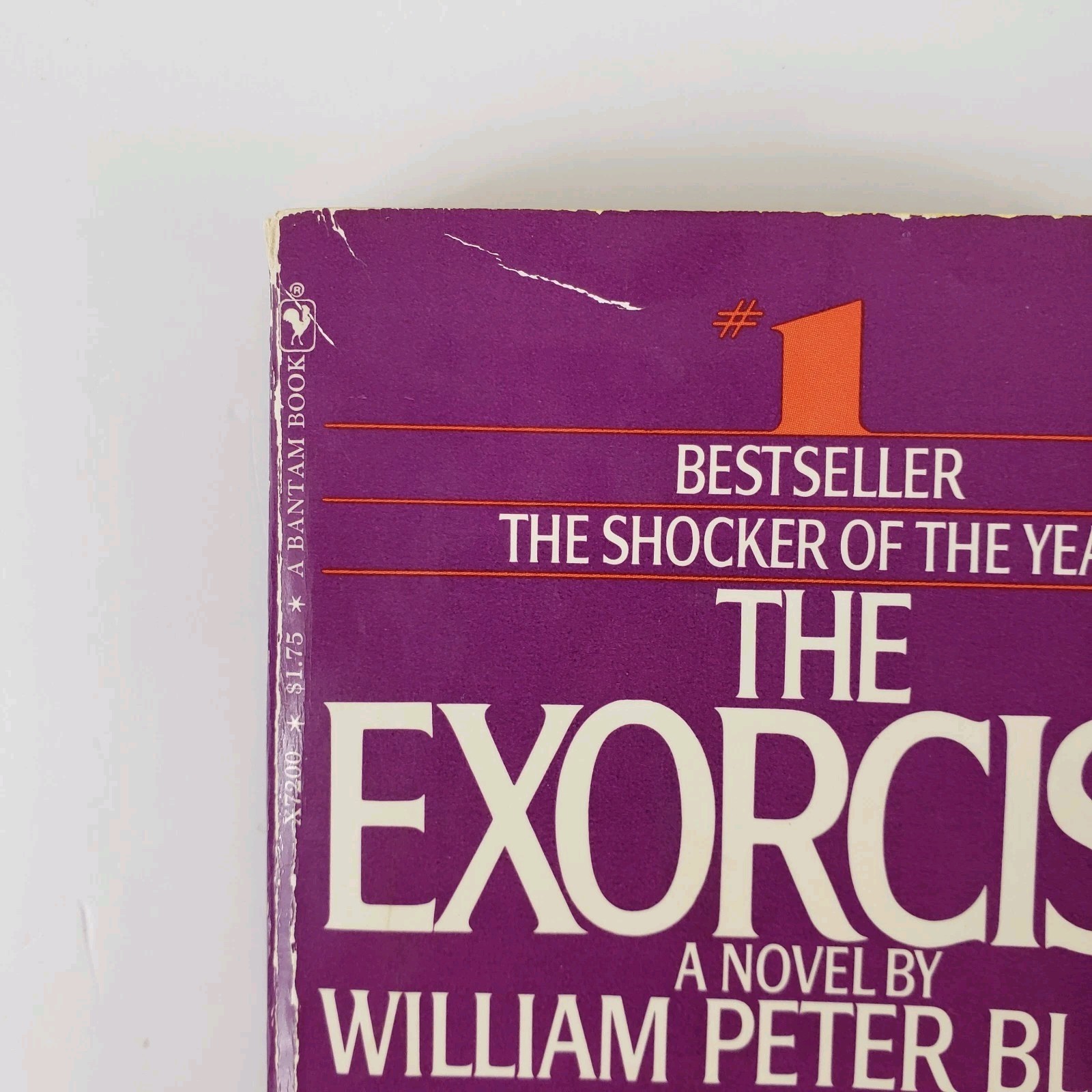 The Exorcist William Peter Blatty 1972 Bantam Paperback Horror Book