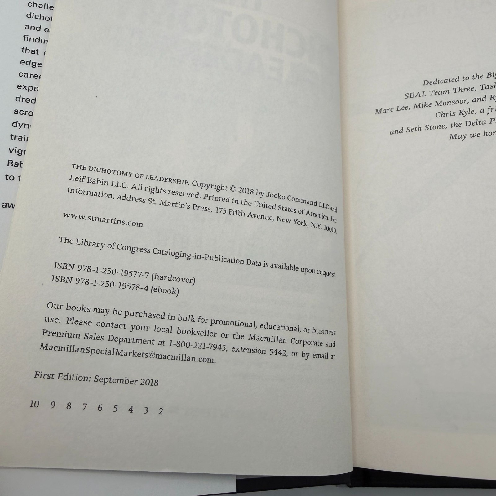 Jocko Willink Lot Dichotomy of Leadership Extreme Ownership Workbook Discipline