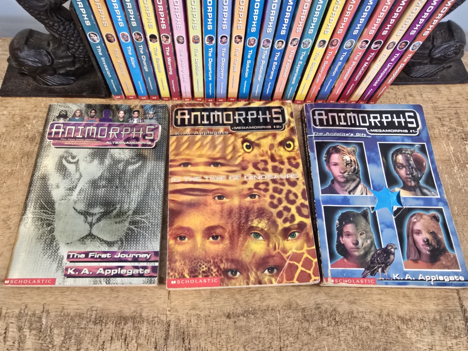 Animorphs Paperback Book Lot 28 K.A. Applegate Chronicle Megamorphs MINT COND