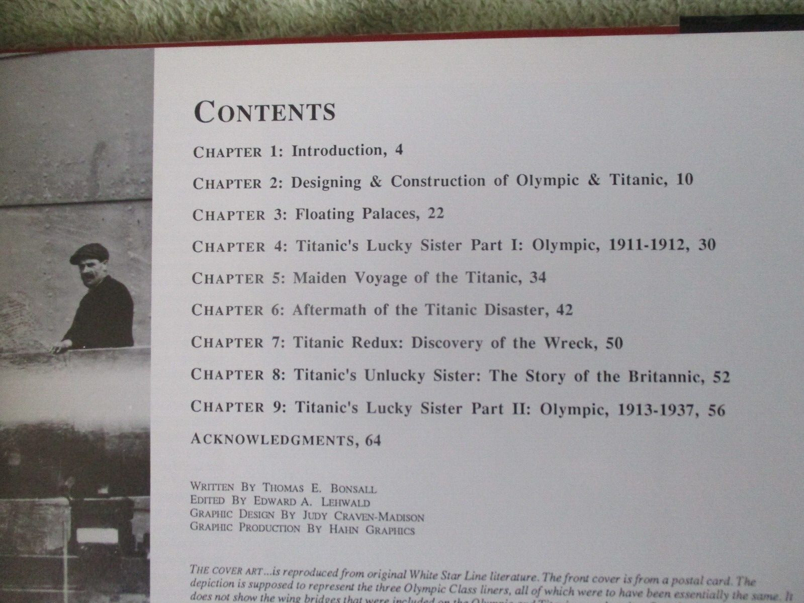 Titanic Memorabilia Books Titanic Thomas E Bonsall /TITANIC ILLUSTRATED HISTORY
