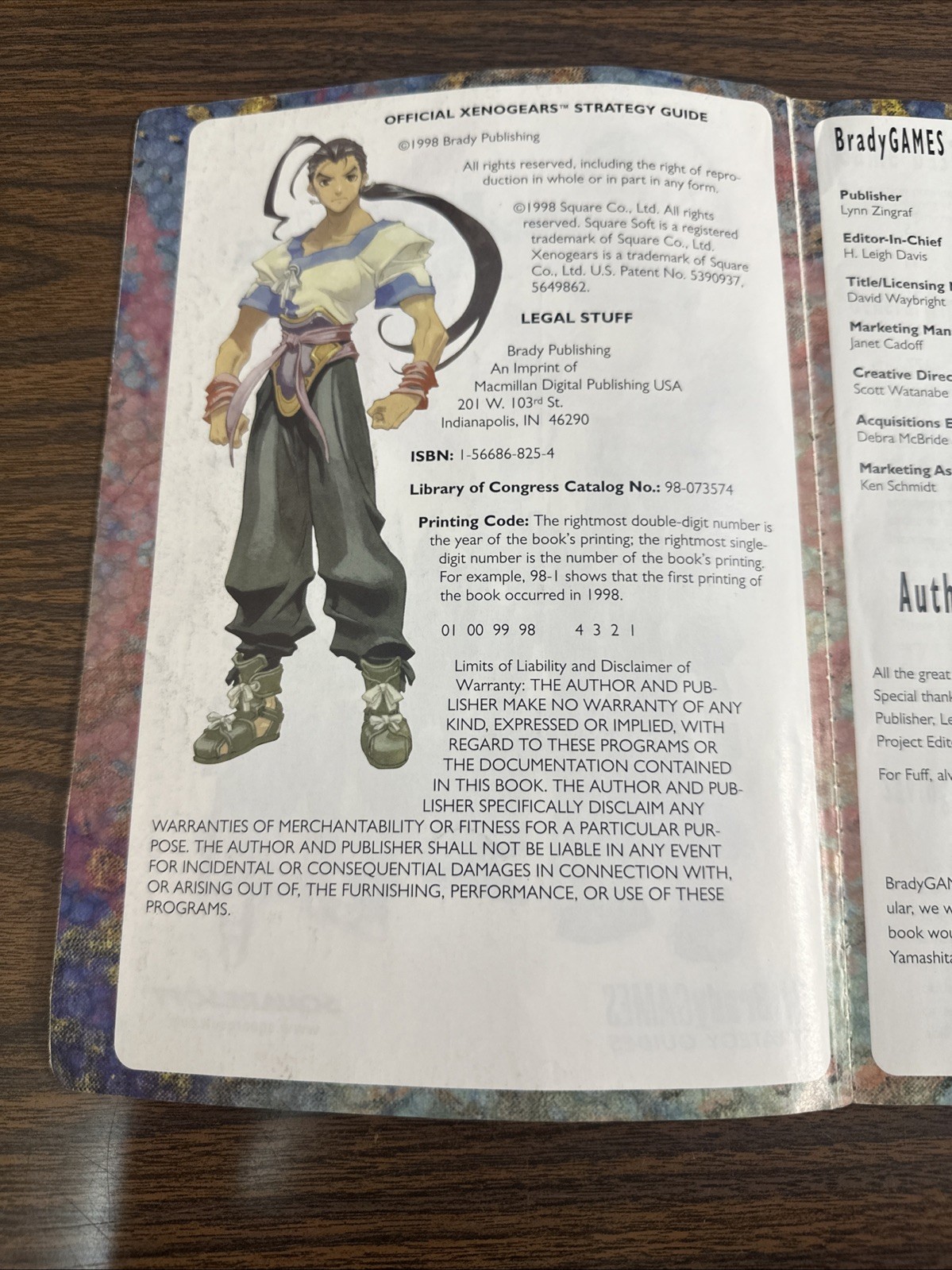 Official Xenogears Strategy Guide (Bradygames Strategy Guides), Ron Wartow Book