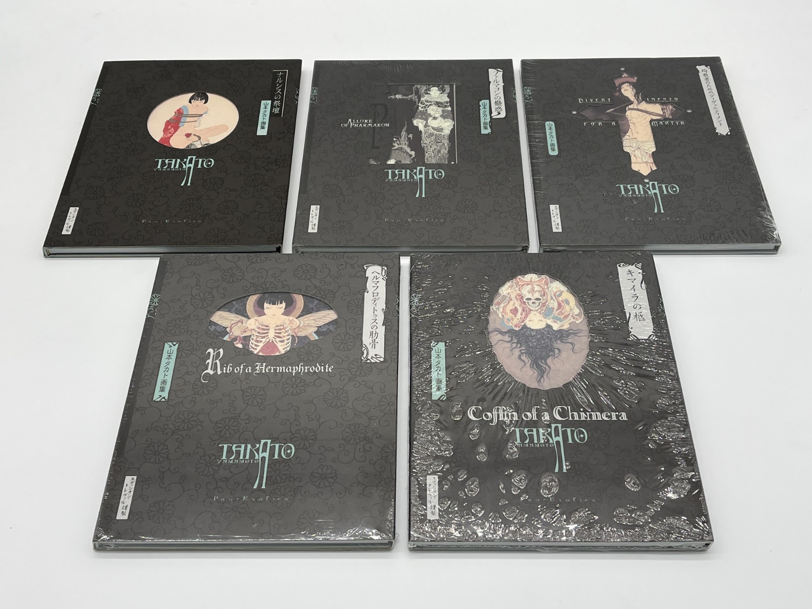 Takato Yamamoto Art Book 5 Set Pan Exotica Collection New Edition Japanese New