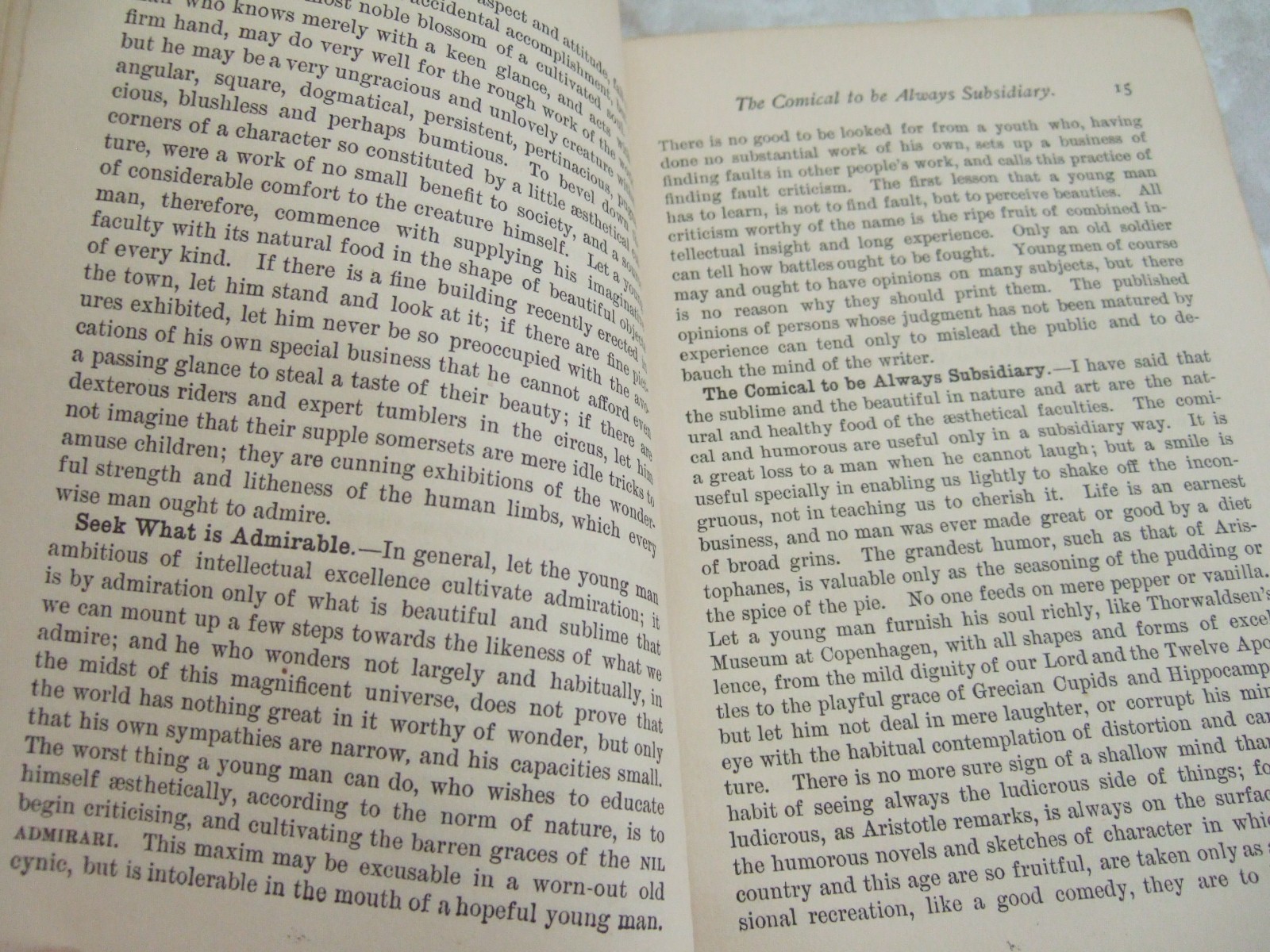 1891 ON SELF-CULTURE Mental, Physical, Moral By John Stuart Blackie Softcover