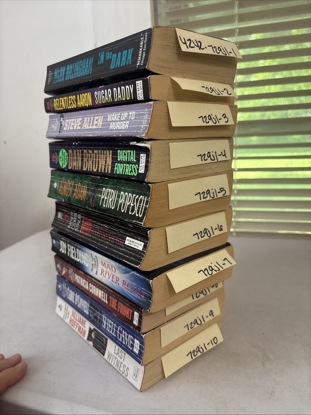 Lot of 10 – Mystery and Thrillers – Mixed Authors – FREE SHIPPING