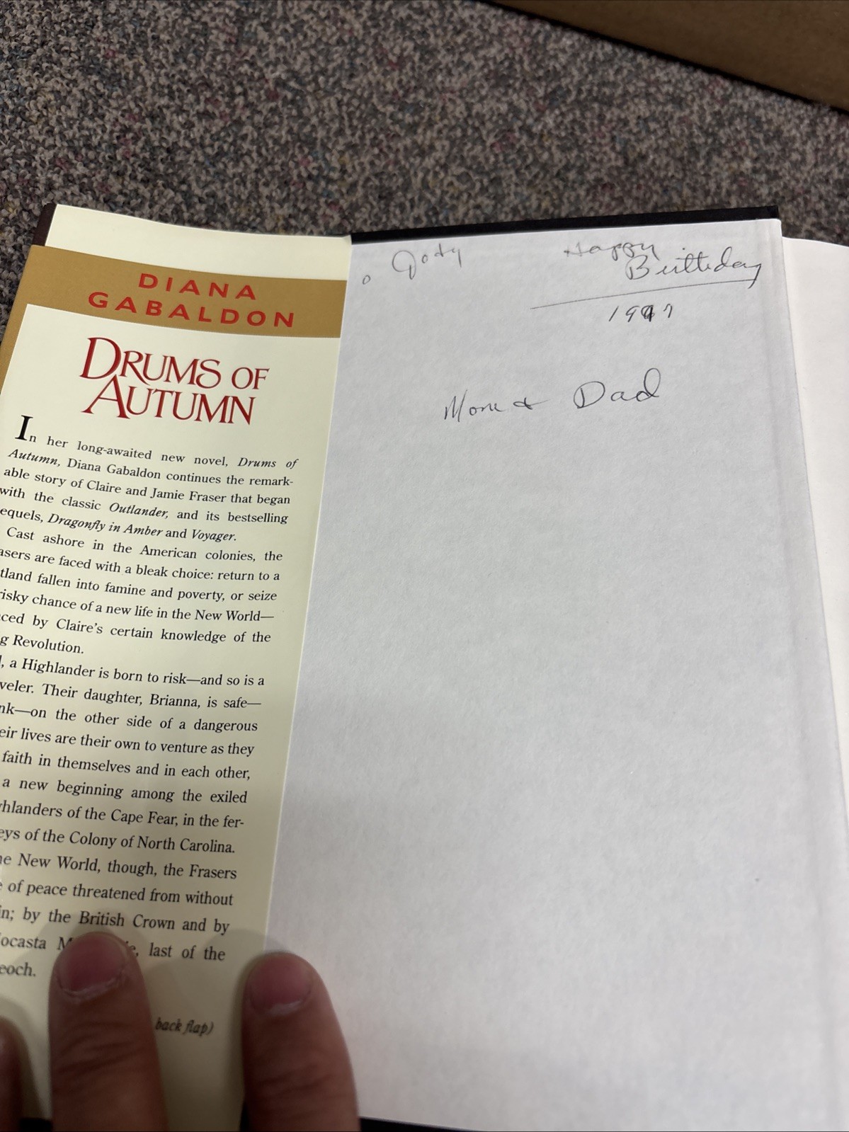 Drums of Autumn by Diana Gabaldon 1997, First Edition Hardcover,Outlander Series