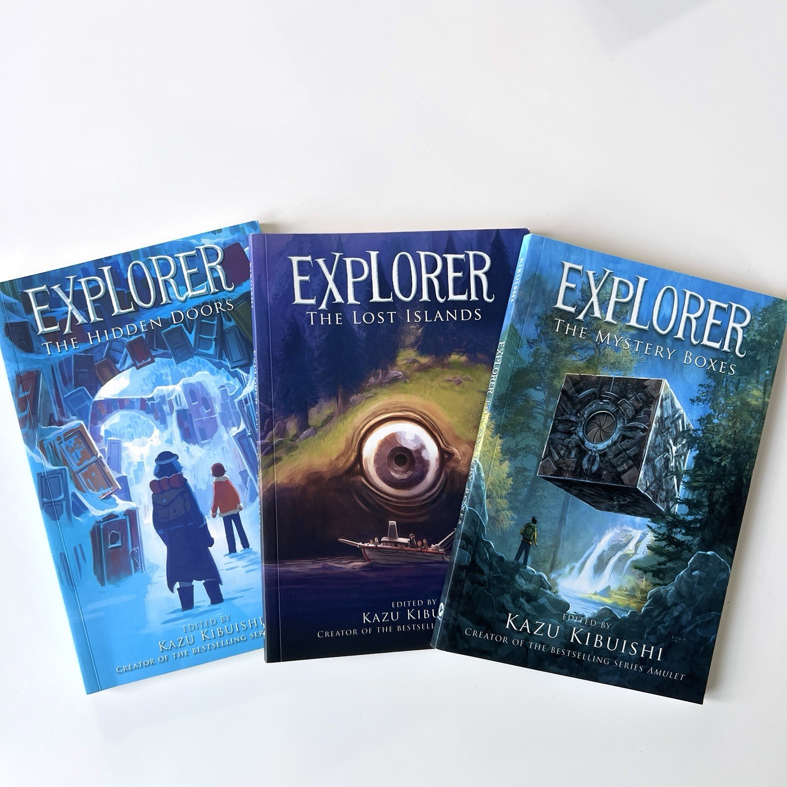 Explorer Graphic Novel Series Book Lot of 3 Kazu Kibuishi Comic Color Amulet