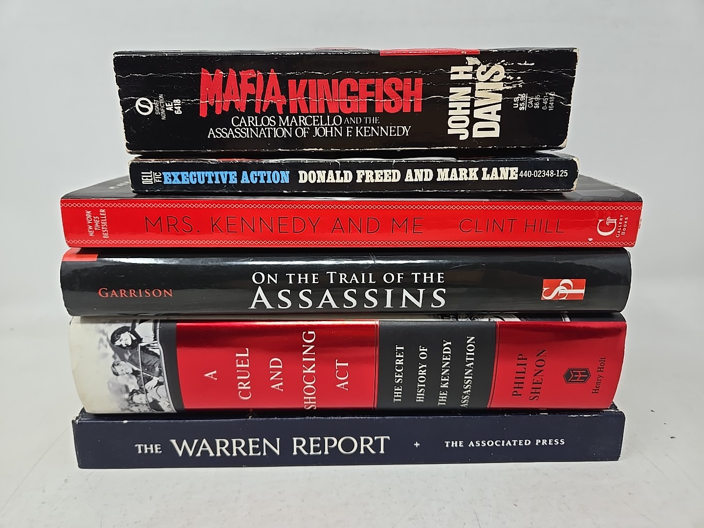 6 books JFK ASSASSINATION CONSPIRACY THEORies President John F. Kennedy Mafia