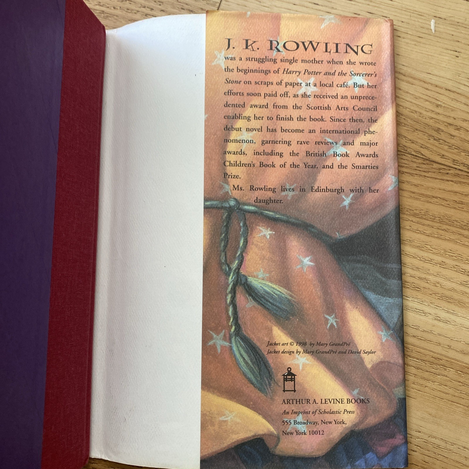 Harry Potter and the Sorcerer’s Stone by J. K. Rowling 1st American Edition 1998