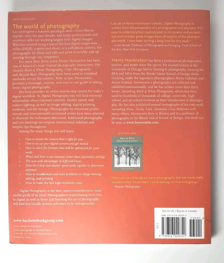 Digital Photography : A Basic Manual by Henry Horenstein (2011, Trade Paperback)