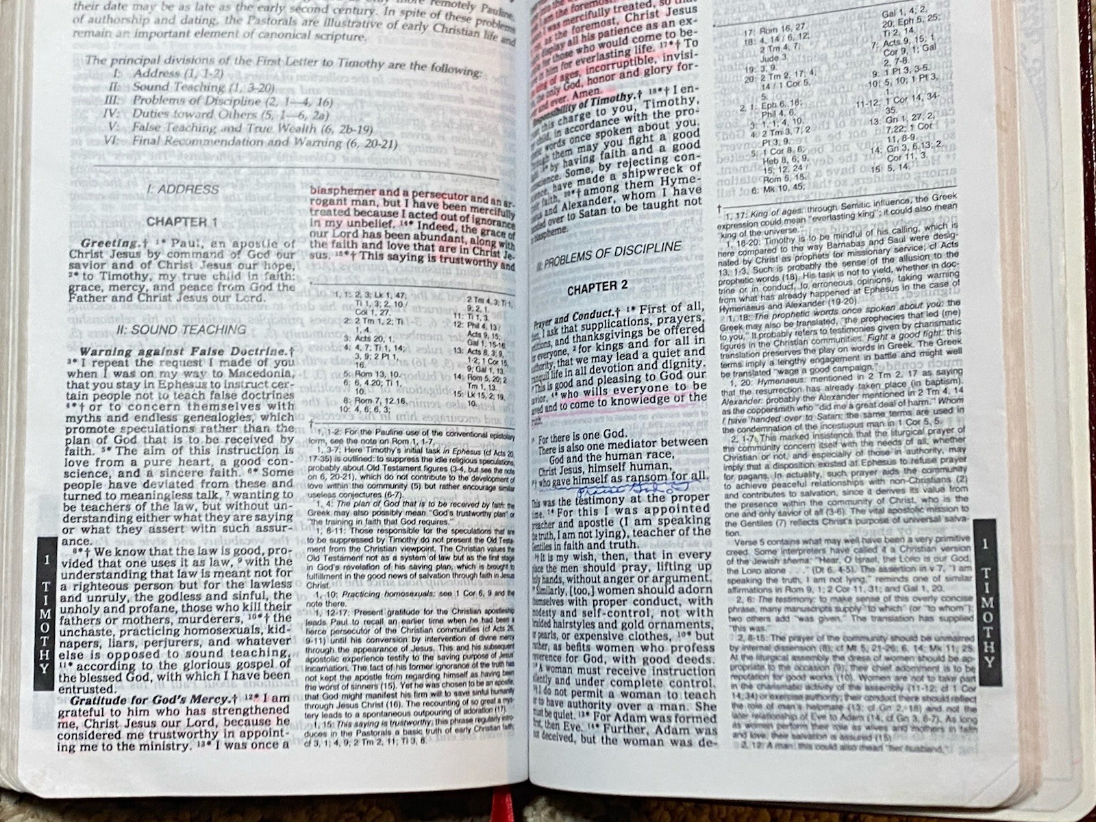 1987 New American Bible Holy Bible Catholic Bible Press 9055NBG Bonded Leather