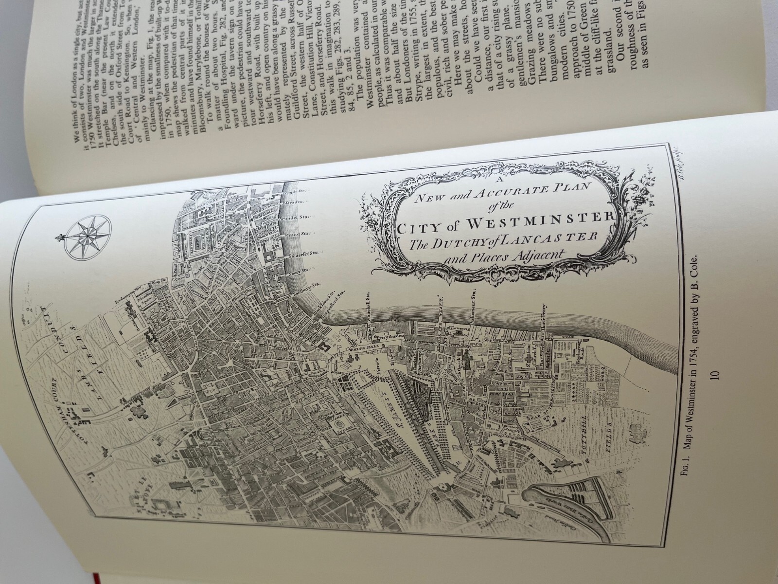 MID-GEORGIAN LONDON topographical and social survey LONDON 1750 ~ Hugh Phillips