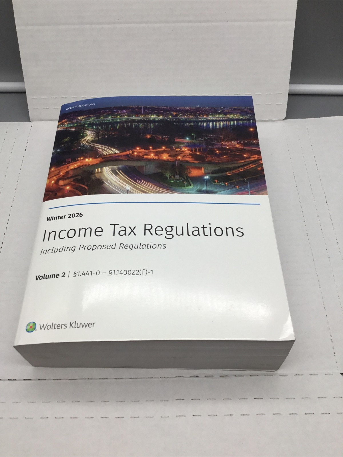 Wolters Kluwer Income Tax Regulations Winter 2026 Vol 2 PBBook VERY GOOD, Unused