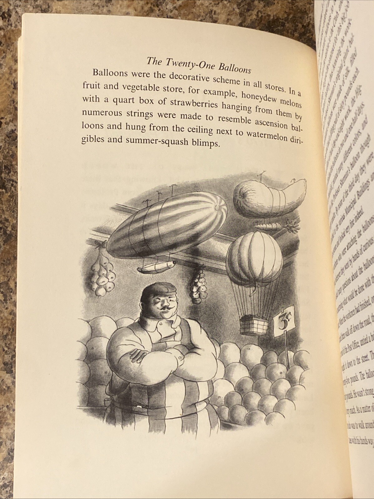 The 21 Balloons by William Pene du Bois – 10th Printing 1967 Very Good HC