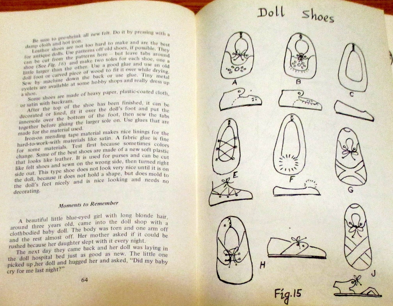 1971 Doll Repair “From the Gay World of Dolls” Evelyn Gaylin H/C 158 Pages