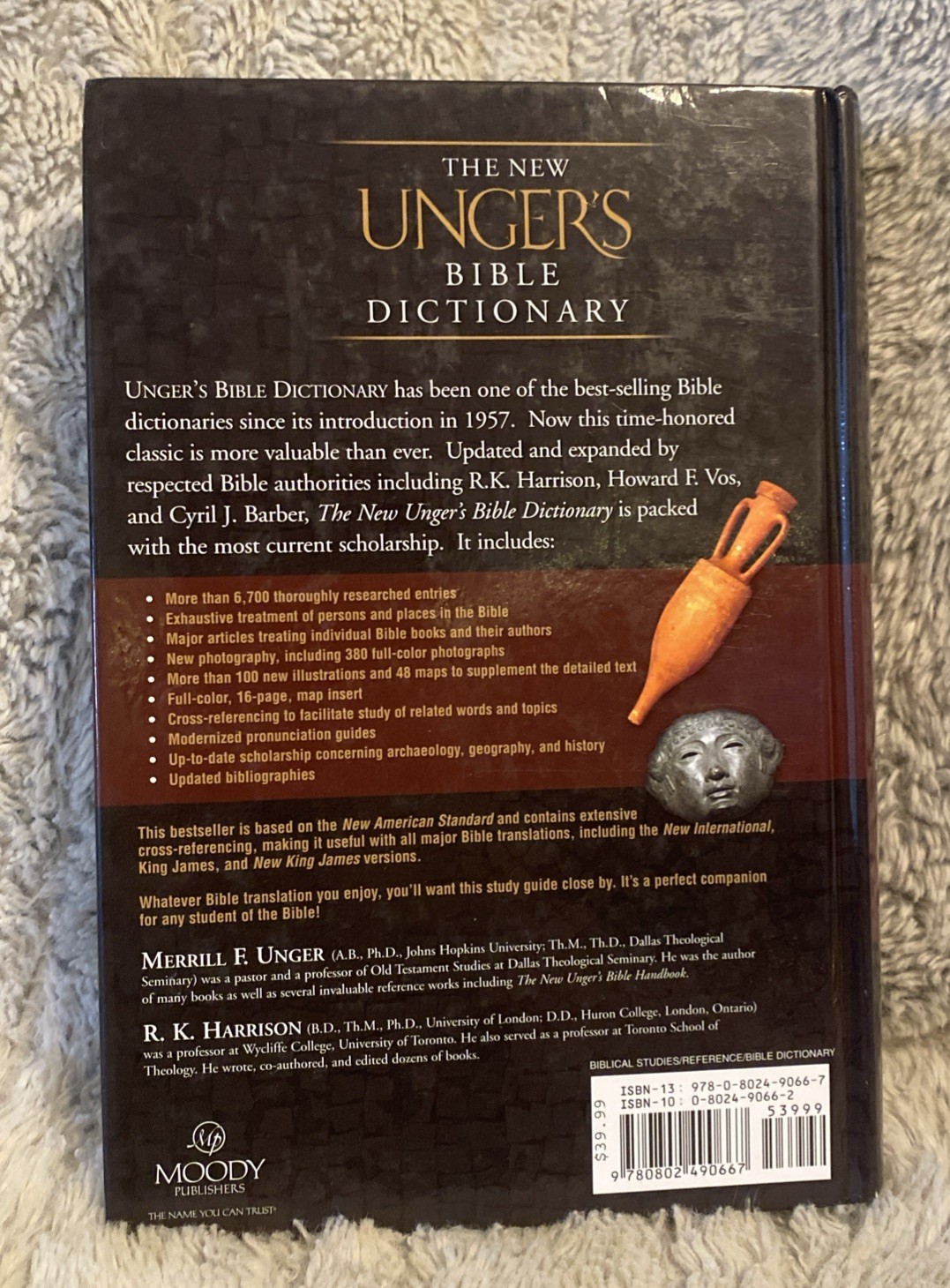 The New Unger’s Bible Dictionary Hardcover CLEAN
