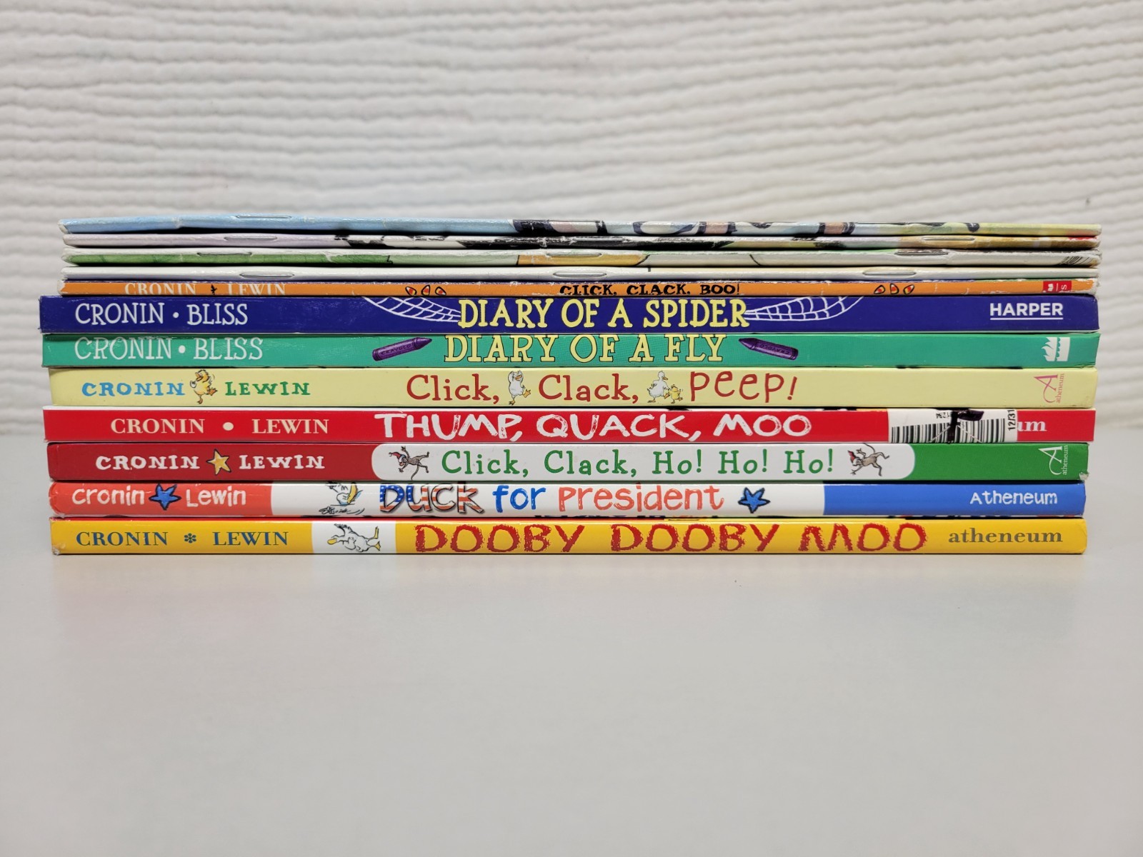 Lot Of 12 Picture Books by Doreen Cronin Click Clack Moo Paperbacks & Hardcovers