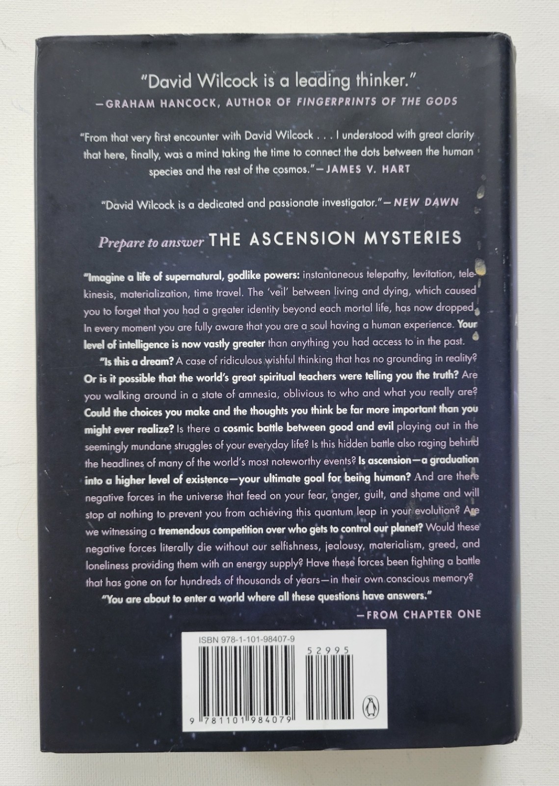 The Ascension Mysteries by David Wilcock HC-DJ 1st Ed, 1st Print 2016