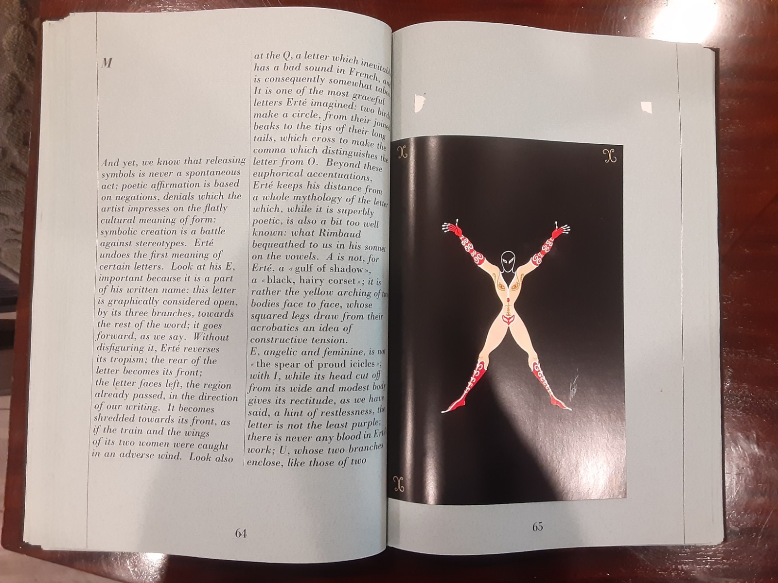 Erte. Text by Roland Barthes. Franco Maria Ricci publisher.1972 Limited Edition