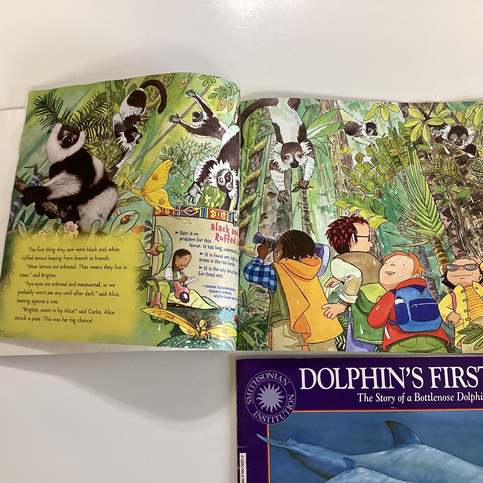 Smithsonian Institution Oceanic Collection Curious Riley 9 Home School Book Lot