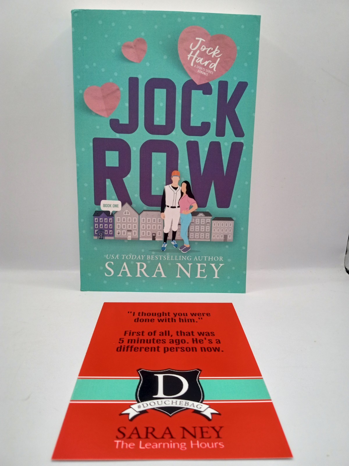 Signed Sara Ney Romance 3 Book Lot Jock Row Learning Hours How to Win the Girl