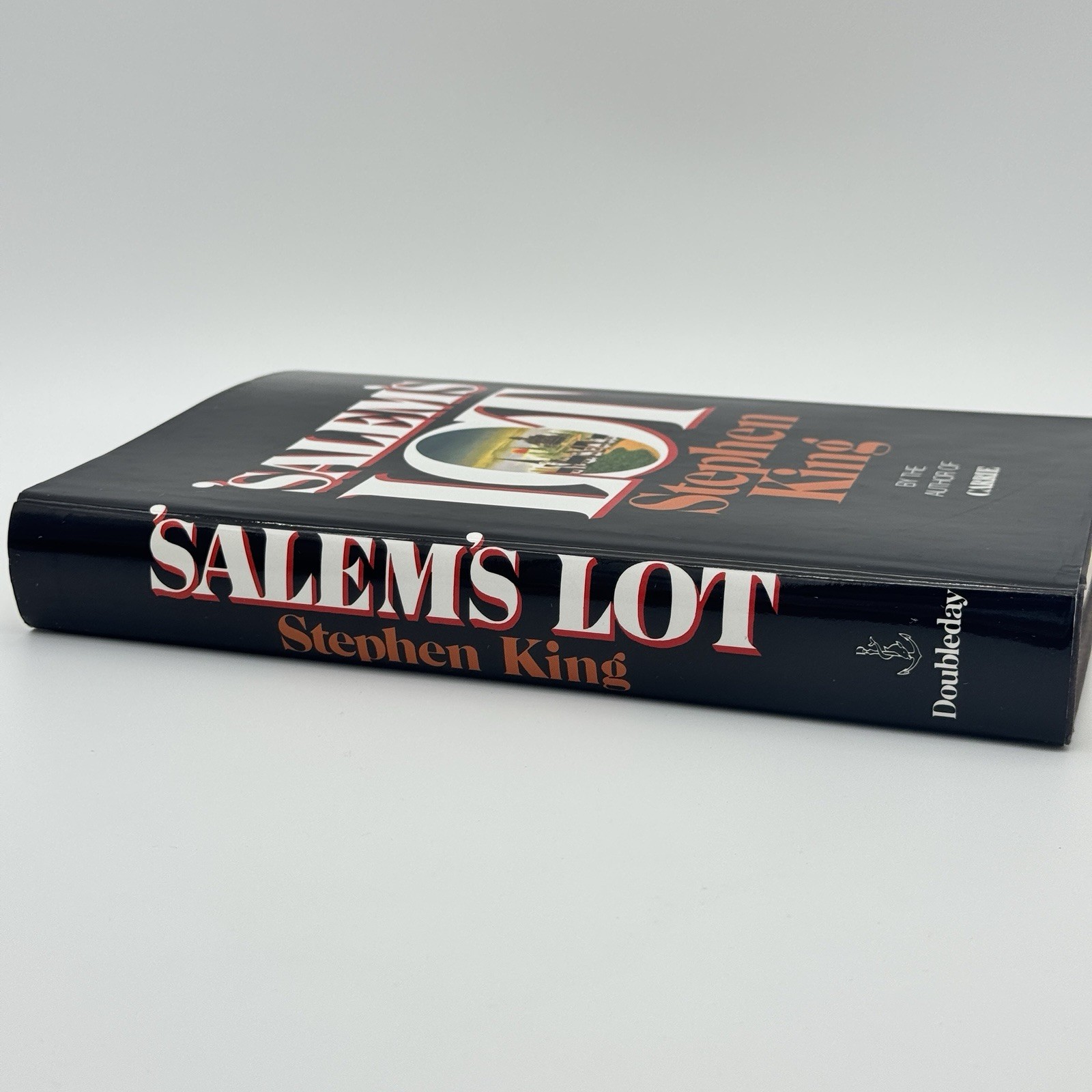 SALEM’S LOT by Stephen King HC DJ Doubleday 1975 Black Cover