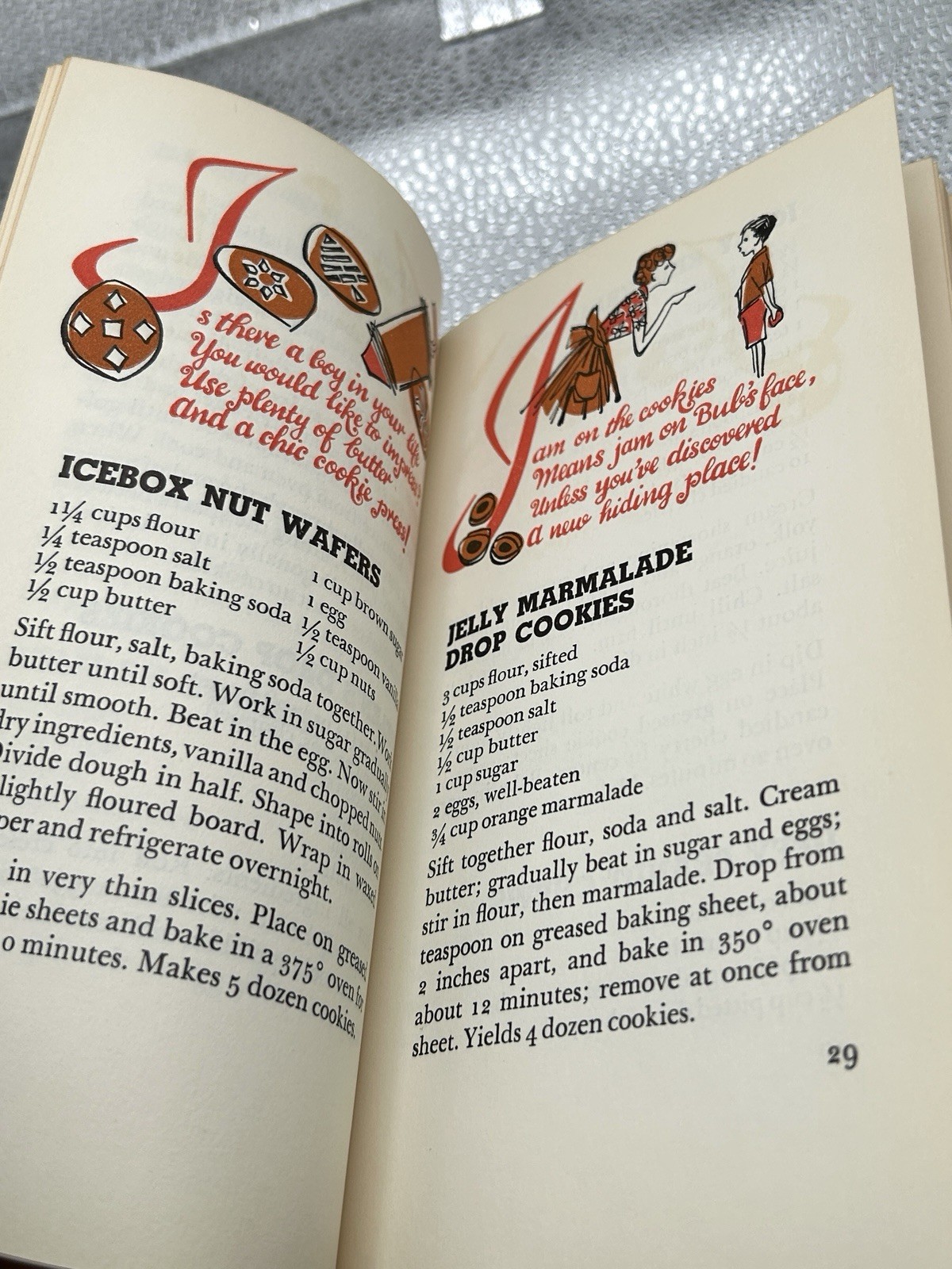 ABC of Cookies by Peter Pauper Press 1961 Hardcover Vintage Baking Book DJ