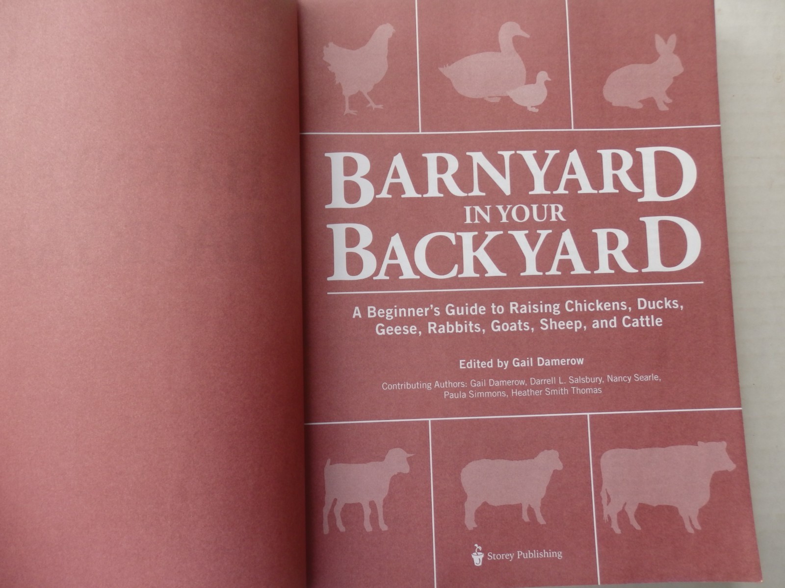 Barnyard in Your Backyard; Raising Chickens, Ducks, Rabbits, Goats+ 2002 SC