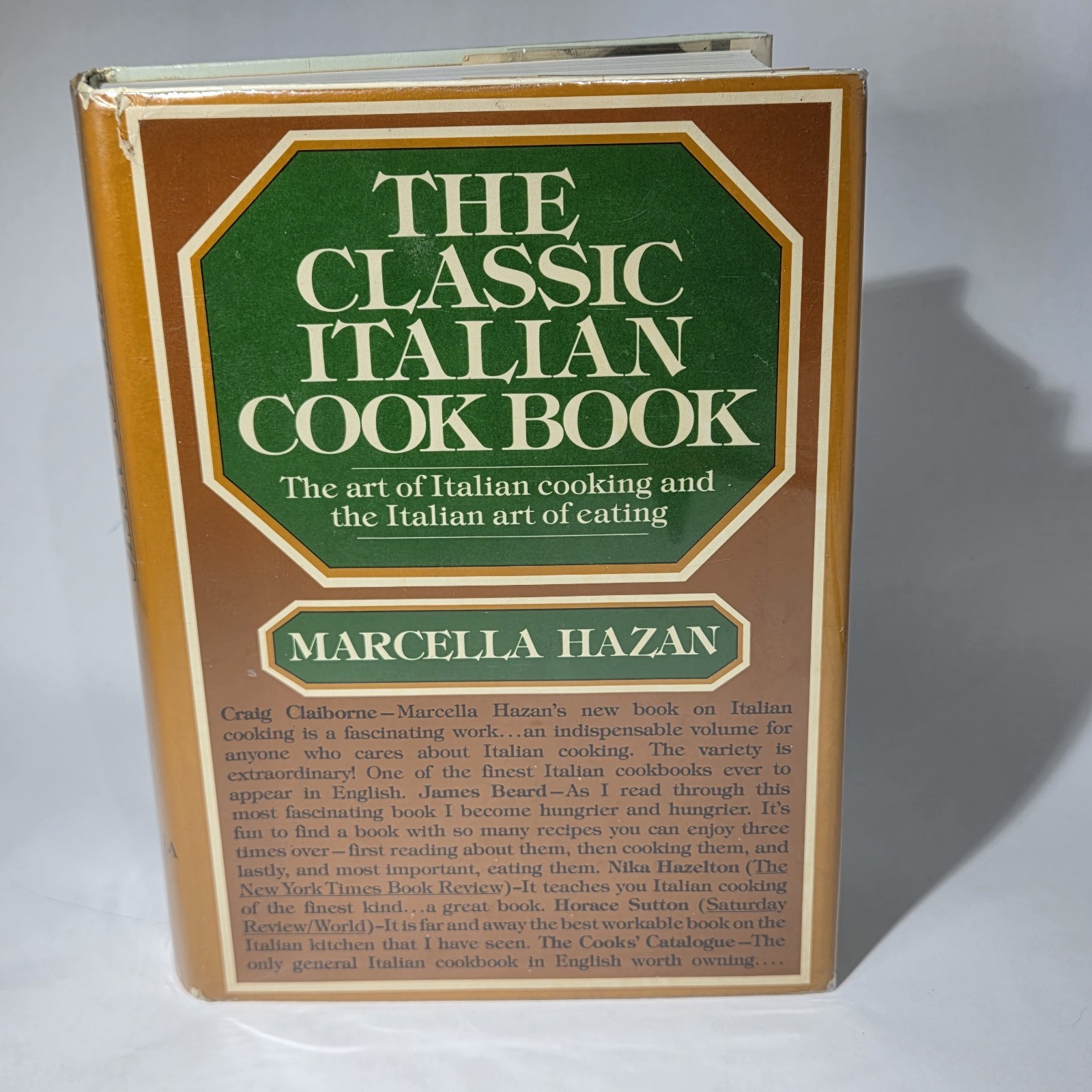 VTG 1977 Classic Italian Cook Book Marcella Hazan 5th Printing Knopf HC DJ EUC