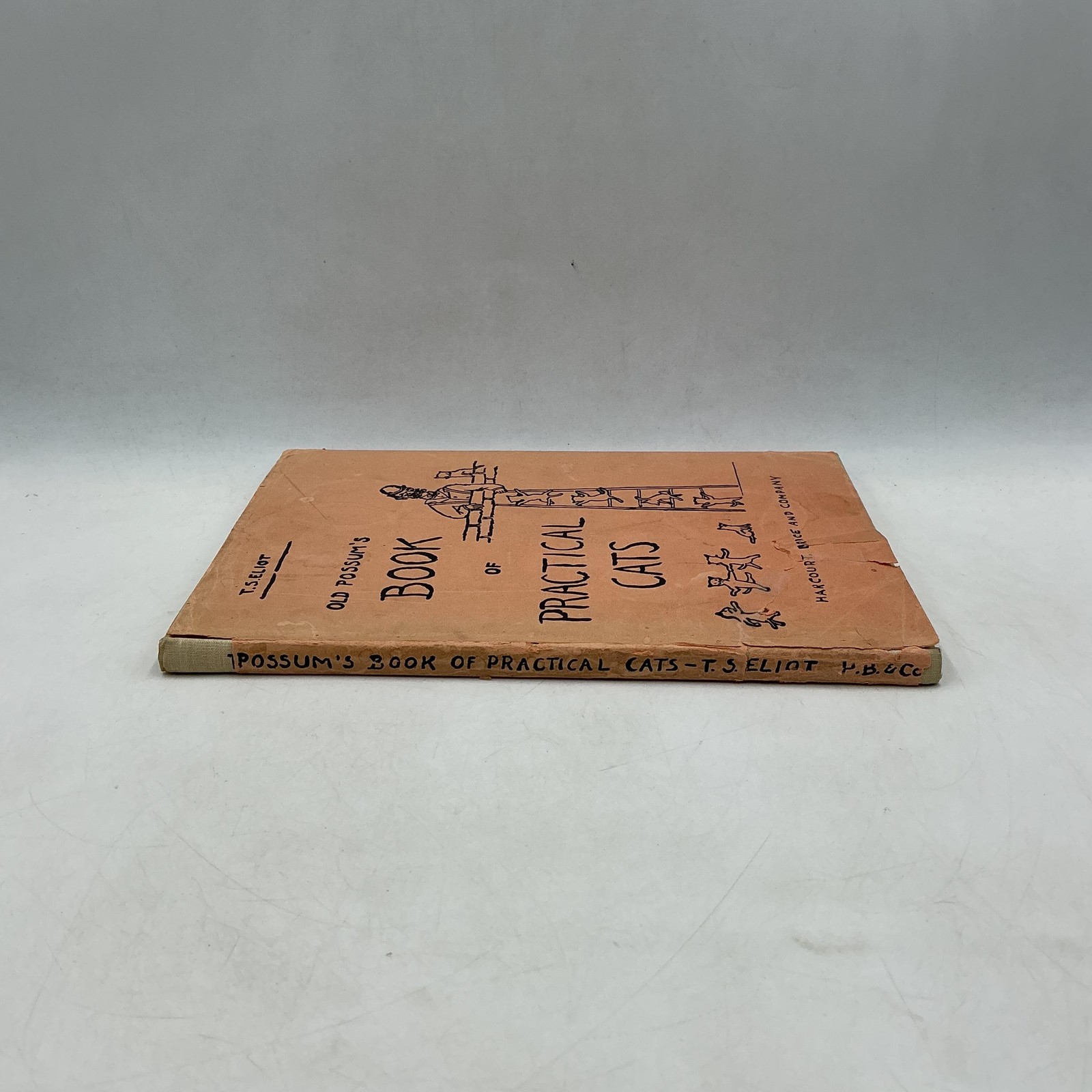 OLD POSSUM’S BOOK OF PRACTICAL CATS T.S. Eliot 1939 Hardcover Harcourt Brace