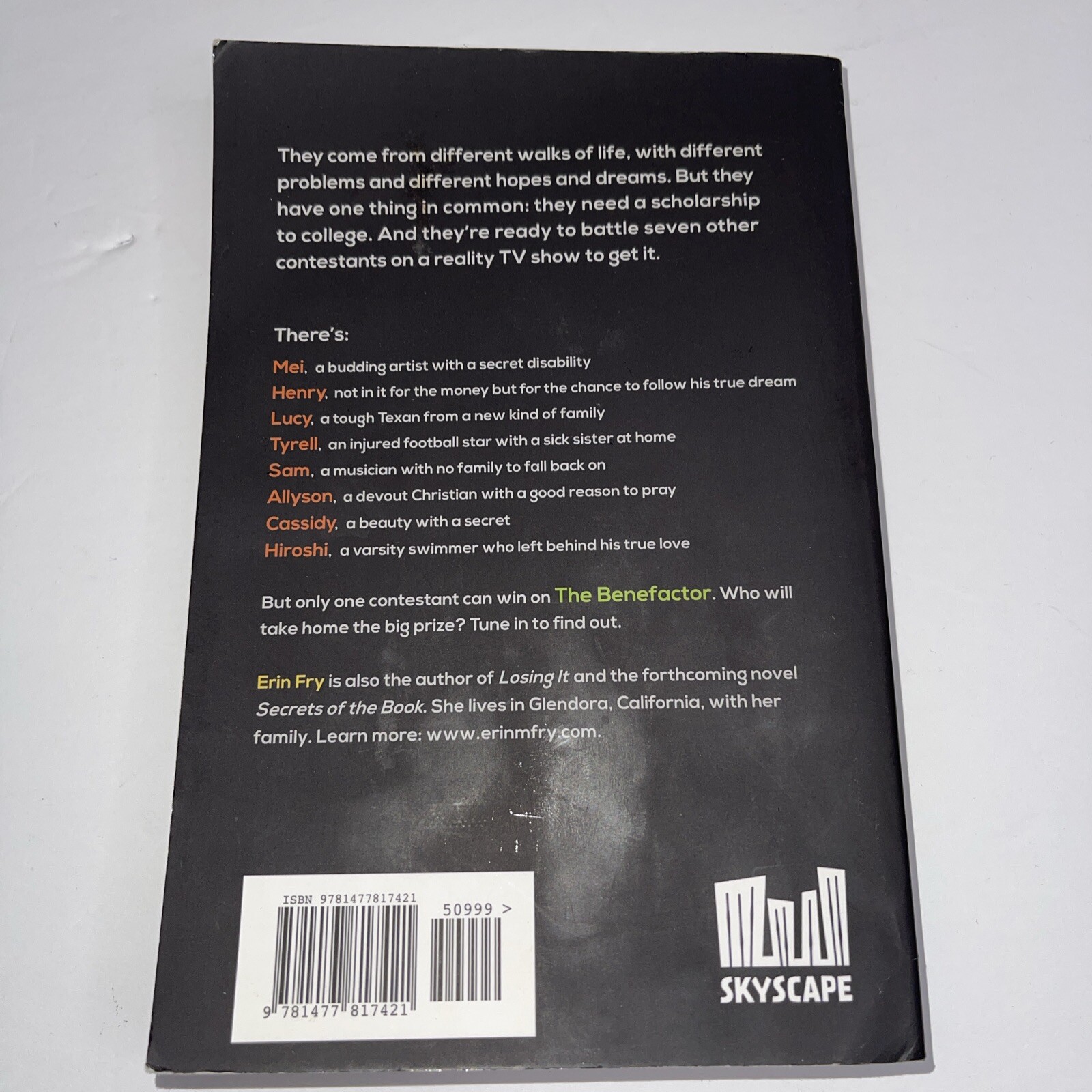 The Benefactor: A Novel in Episodes – Paperback By Fry, Erin – VERY GOOD