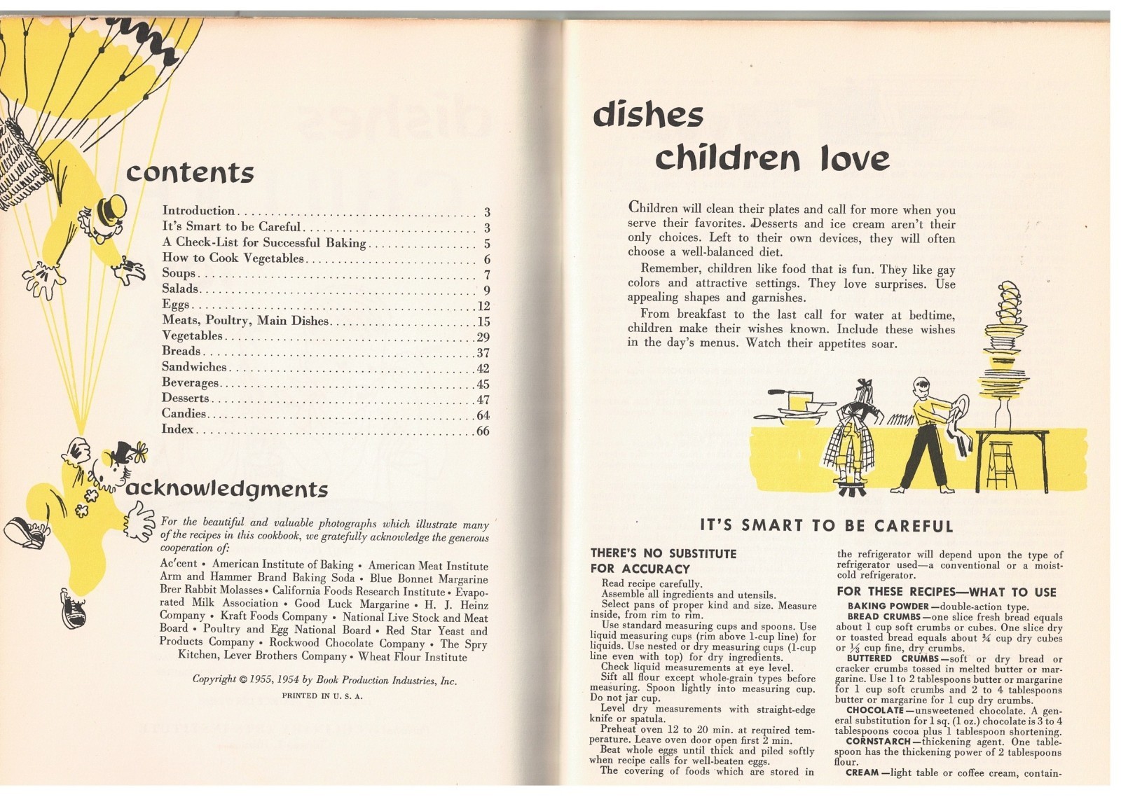 Dishes Children Love by Culinary Arts Institute 1955 68 Pages