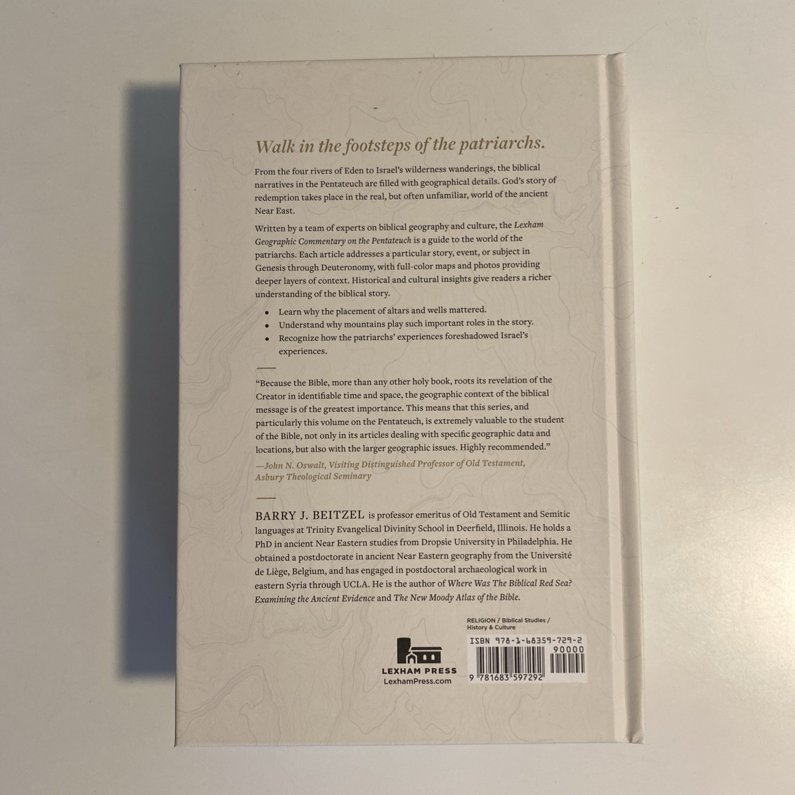 Lexham Geographic Commentary on the Pentateuch – 9781683597292
