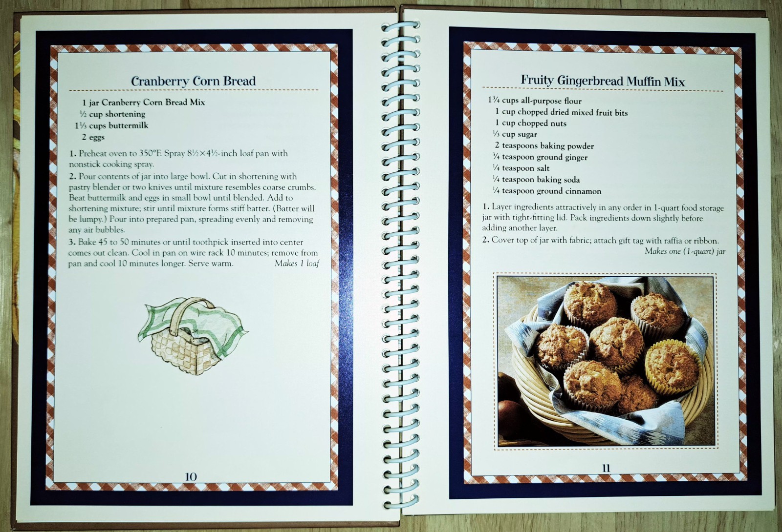 Lot of 2 Gifts from a Jar Cookbooks: Muffins Breads Scones & Soups Chilis More