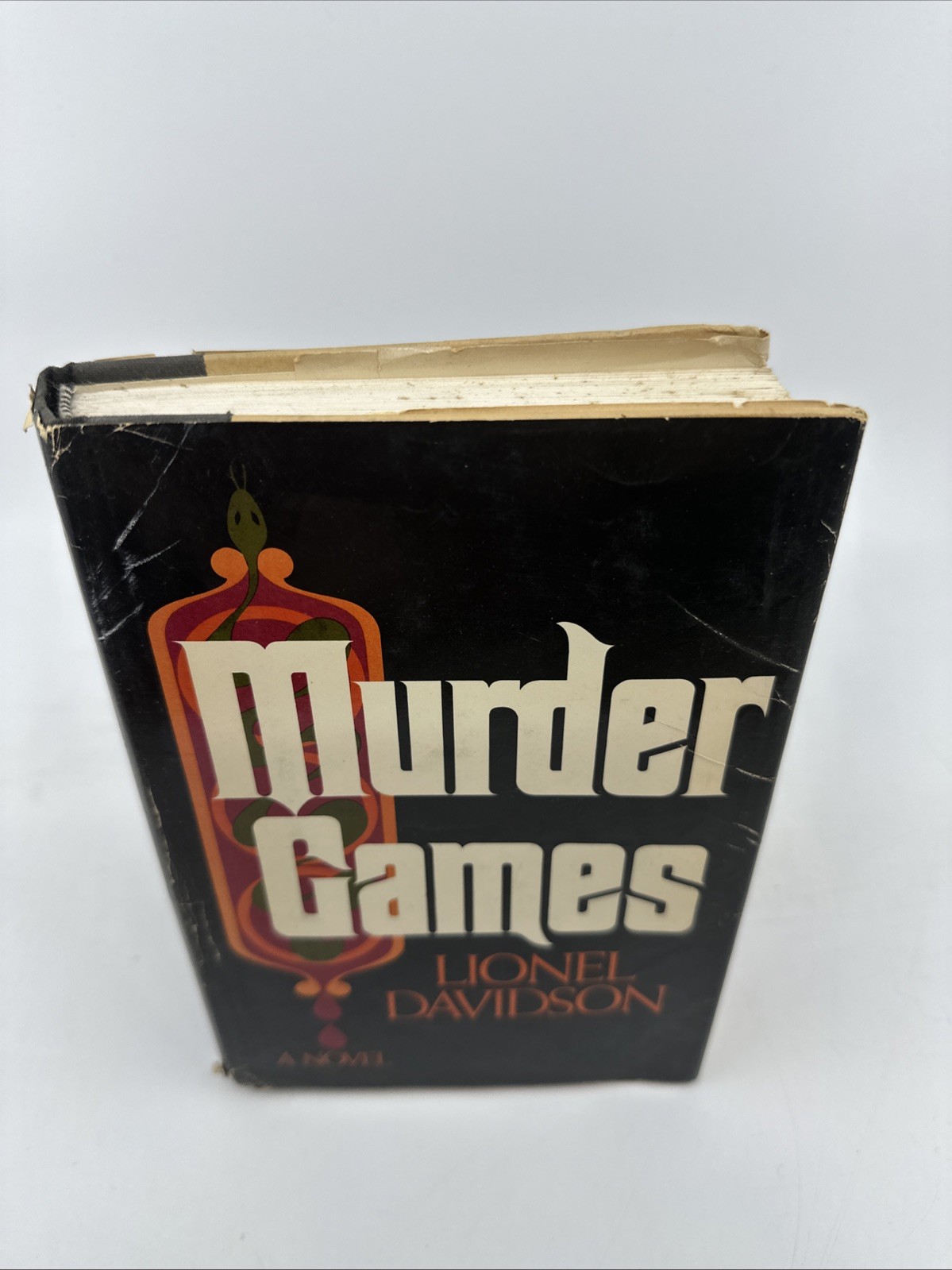 Lionel Davidson Murder Games 1st US 1978 HC DJ Gold Dagger (AD-2)