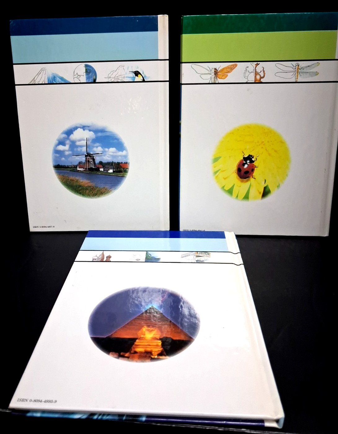 Lot of 3 A Child’s First Library of Learning Famous Places, Insects, Sky & Earth