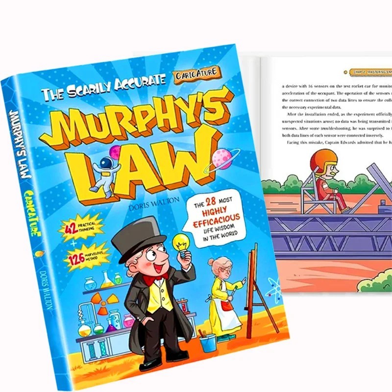New Murphy‘s Law Comic Book For Kids A Graphic Novel Explaining Life Principles