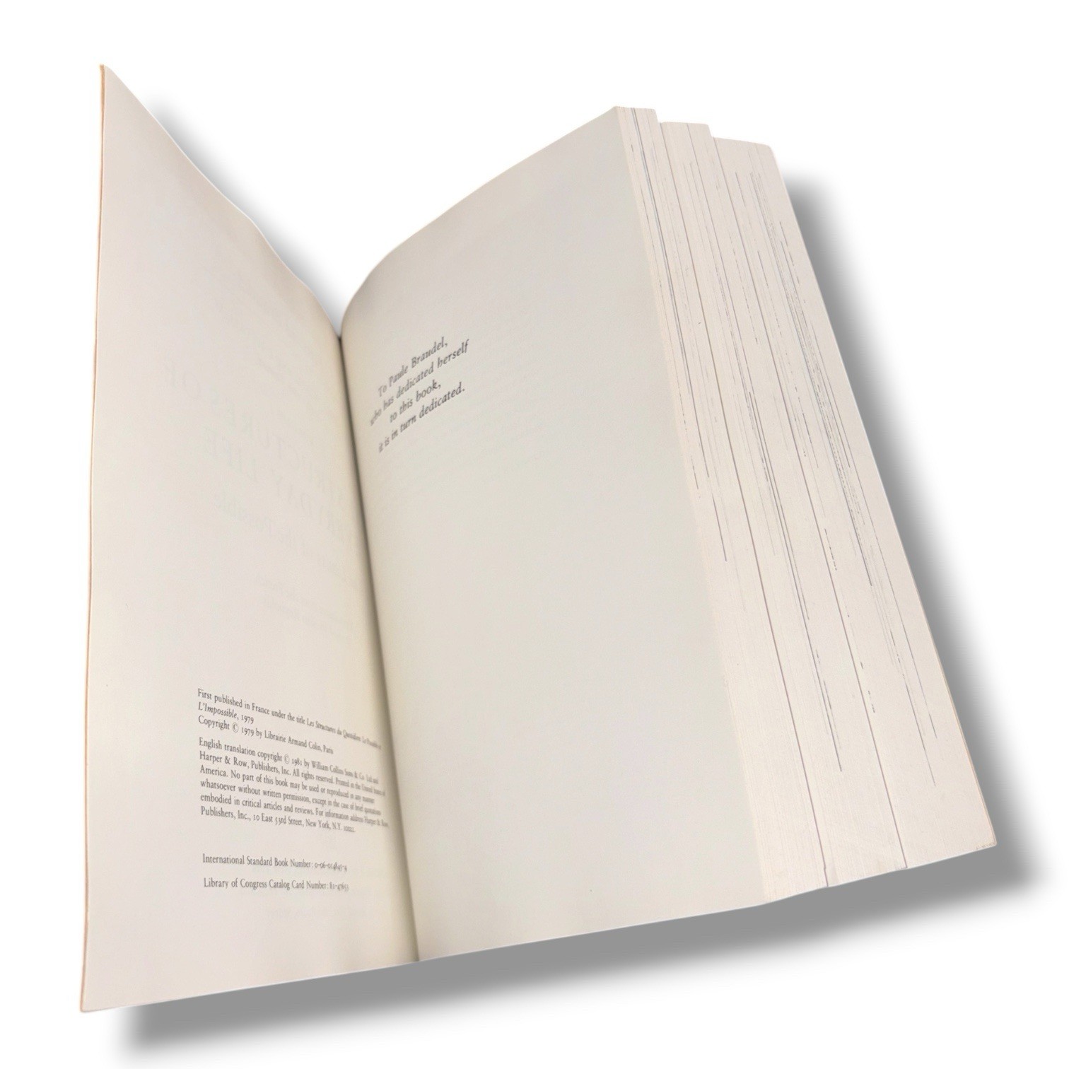 The Structures of Everyday Life By Fernand Braudel Paperback Harper Row Volumes
