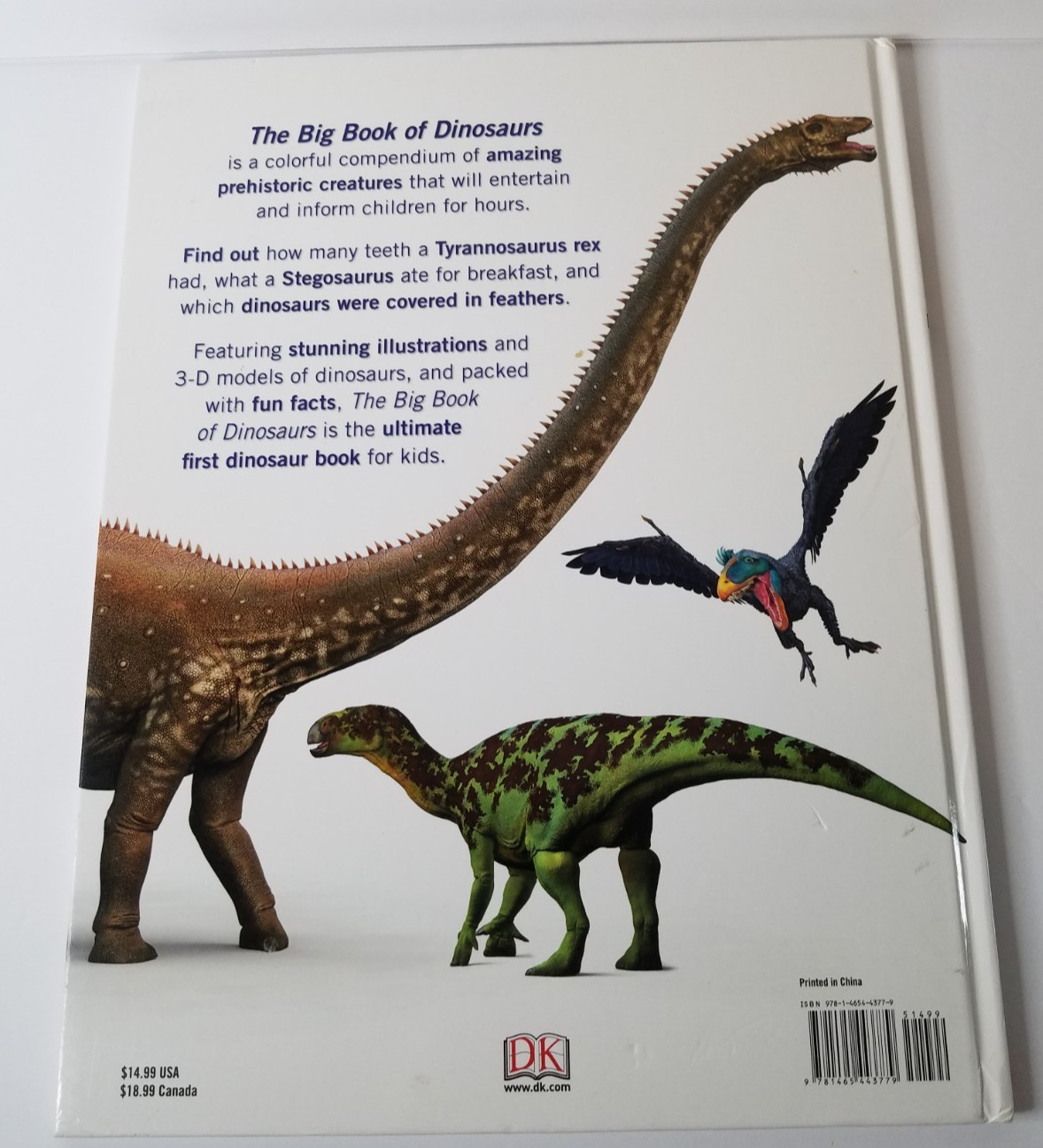 The Big Book of Dinosaurs DK Publishers 2015 HC