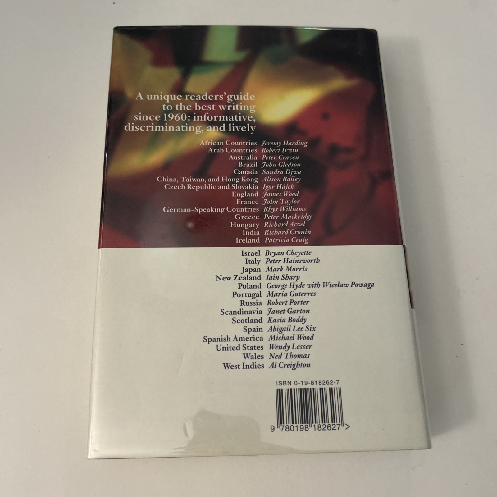 Oxford Guide to Contemporary Writing by John Sturrock (1996, Hardcover)