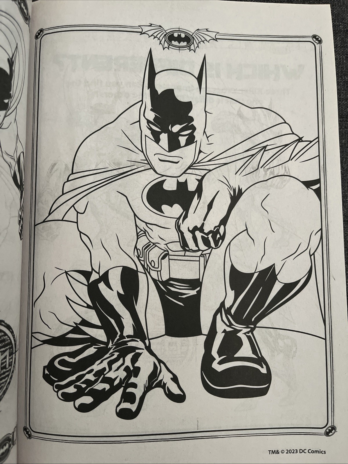 Batman Jumbo Coloring And Activity Book Dark Knight Robin Joker DC Comics