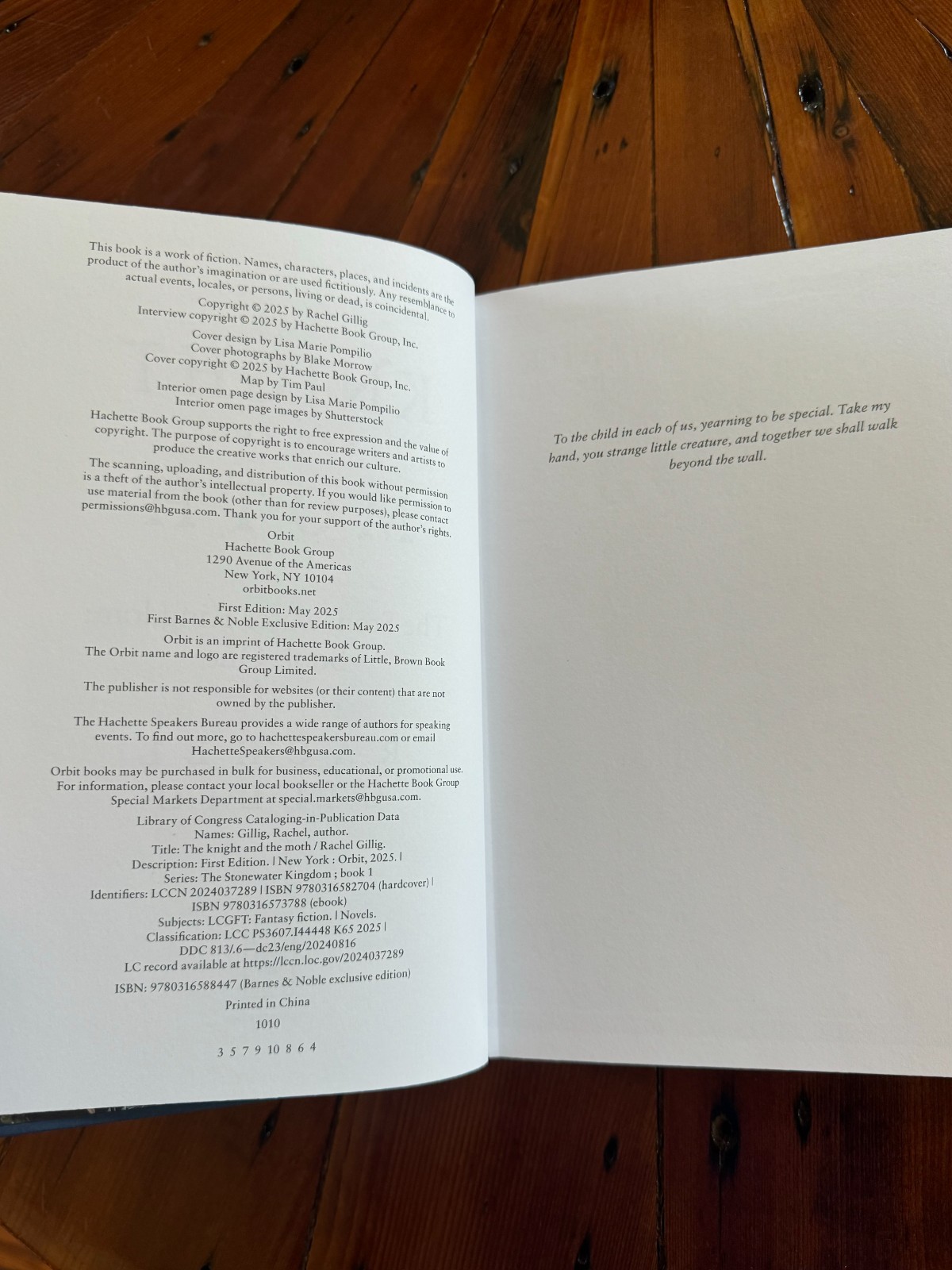 The Knight And The Moth By Rachel Gillig Barnes And Noble Exclusive NEW-UNSIGNED
