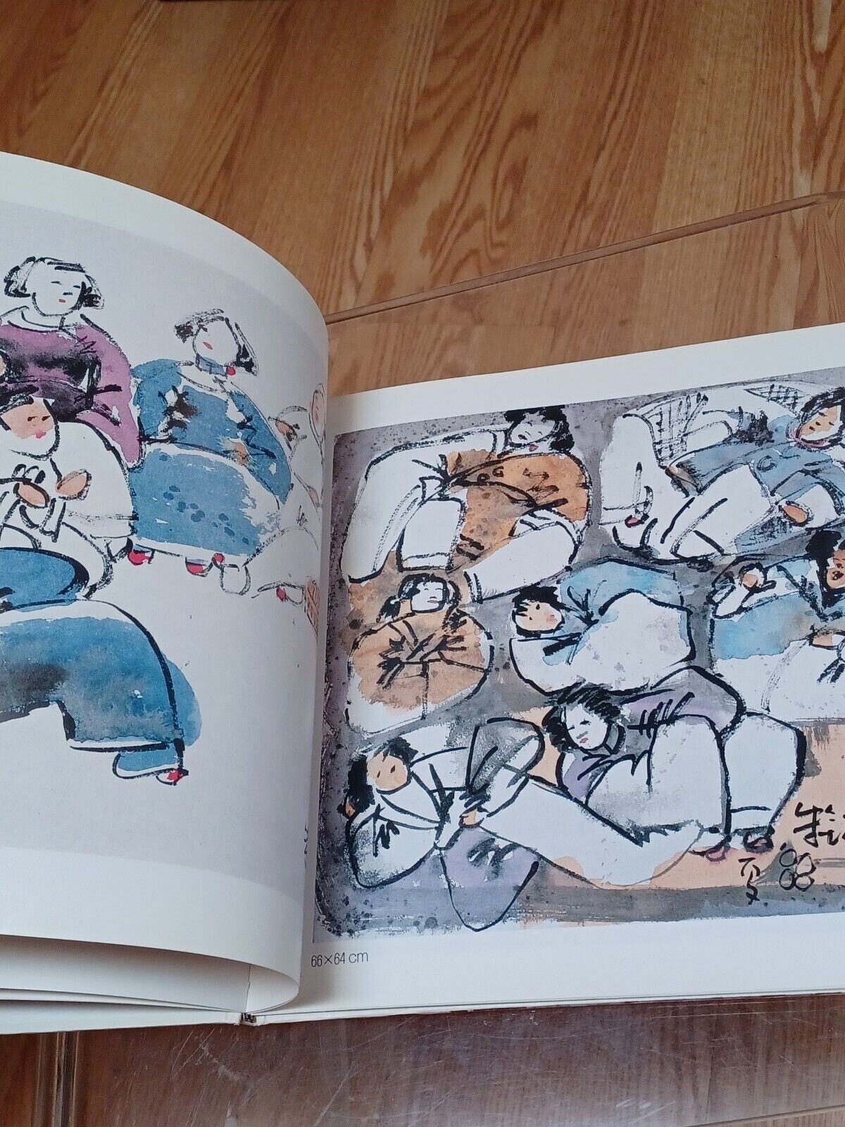 ju ming paintings 1988 hardcover 78+ pages catalog