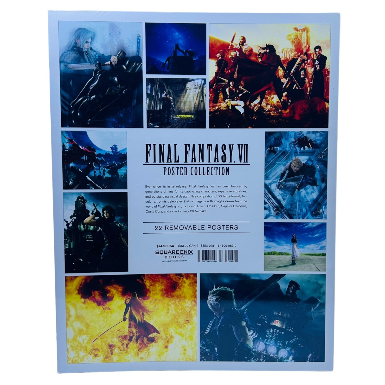 Final Fantasy VII Poster Collection Paperback Square Enix Books Brand New Sealed